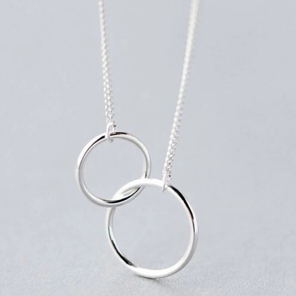 🆕 • Nova • Double Circle Necklace - Picture 2 of 4